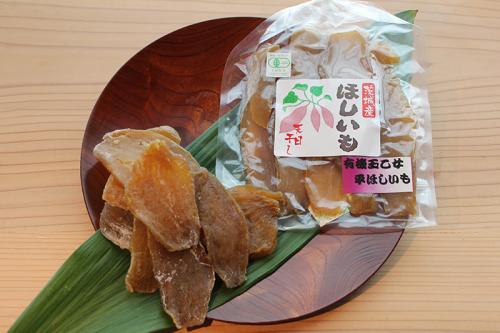 茨城産:有機平干し芋(100g) - 干し芋のタツマ