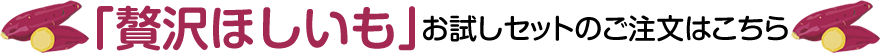 「贅沢ほしいも」お試しセットのご注文はこちら